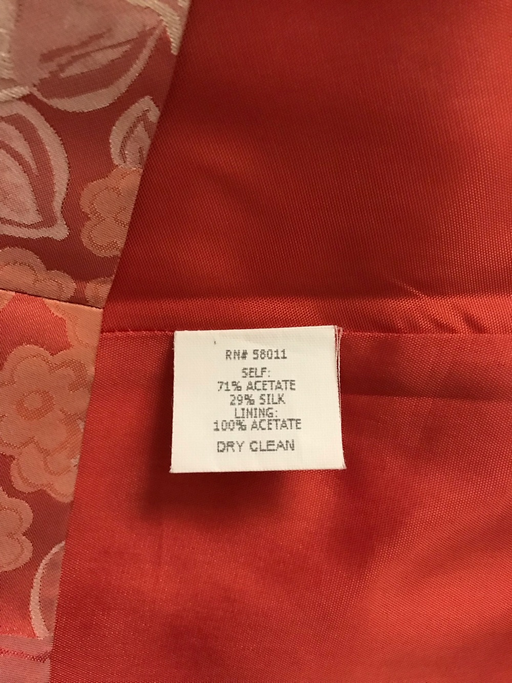 David Meister Coral Floral Brocade Midi Dress - Picture 11 of 11